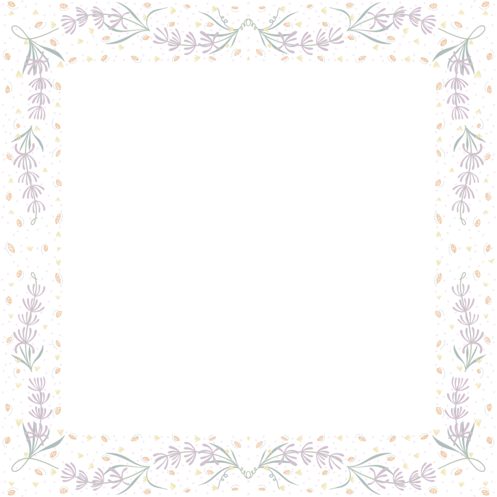 Botany Simple Frame png