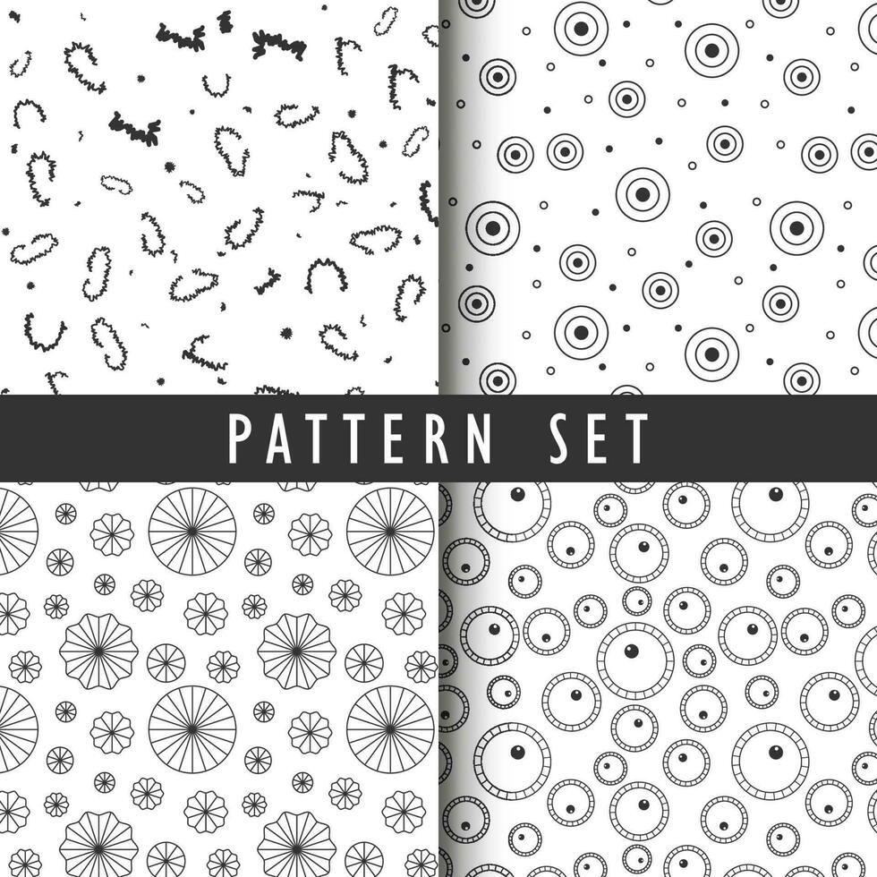 memphis pattern collection. Seamless pattern with abstract geometric shapes vector