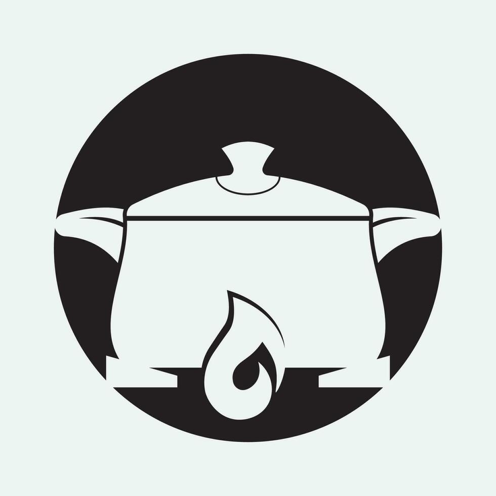 Cooking icon logo creative vector