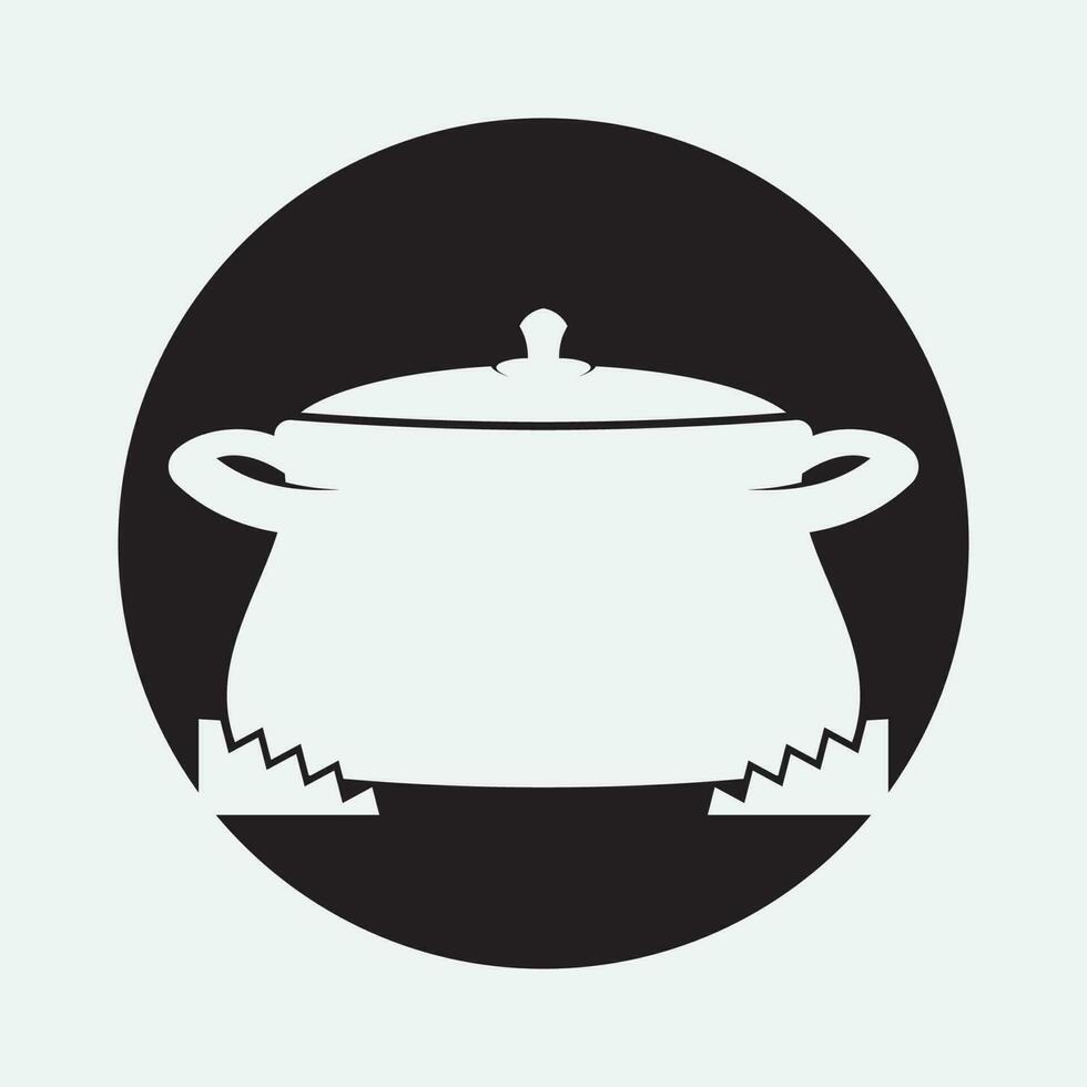 Cooking icon logo creative vector