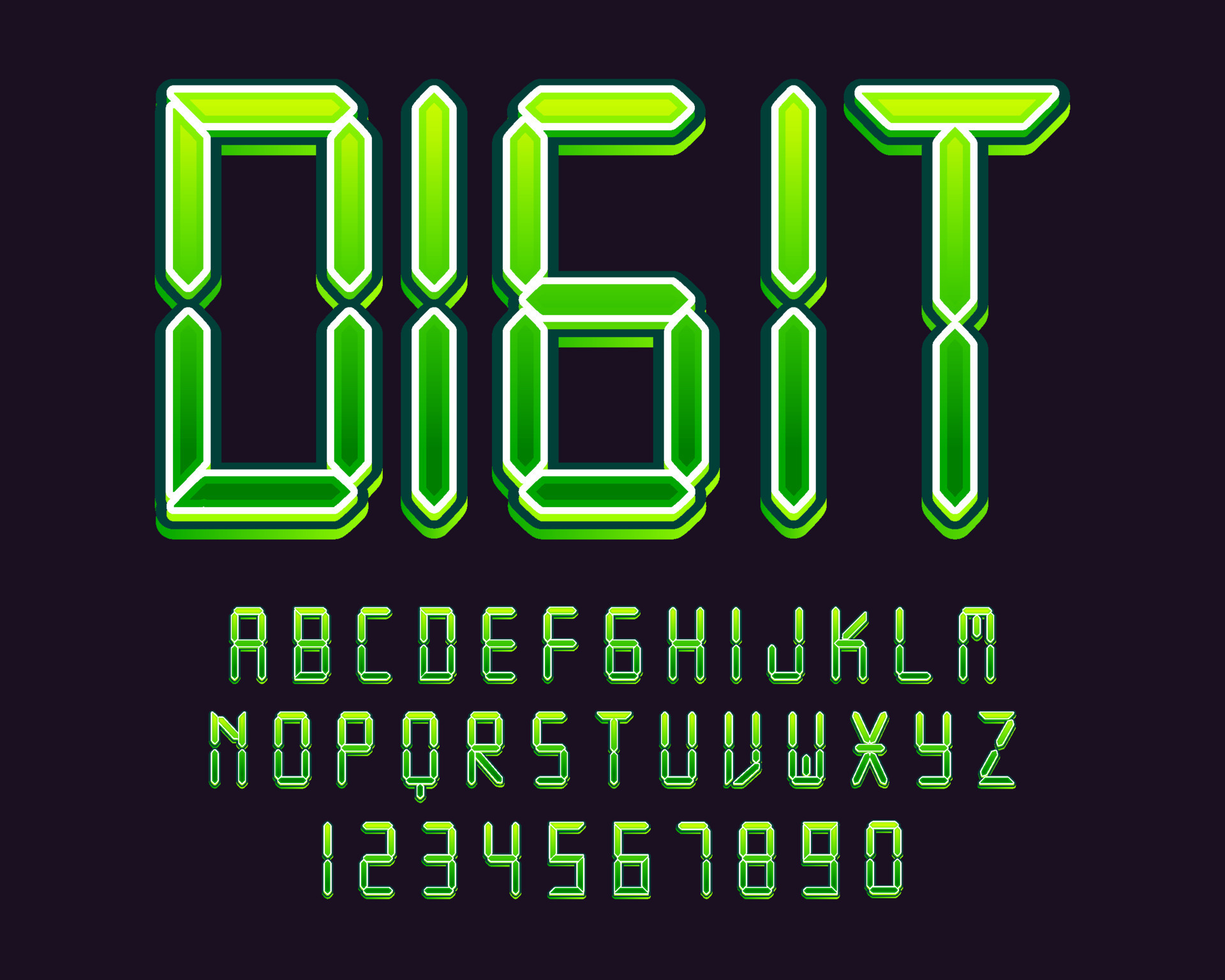 decorative editable digital clock text effect vector design 23256082 Vector Art at Vecteezy