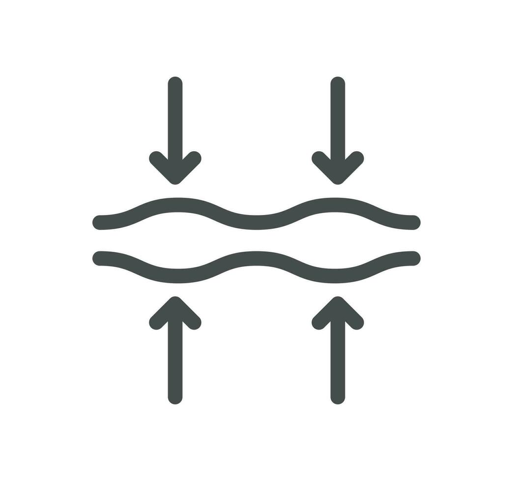 Skin care related icon outline and linear vector. vector