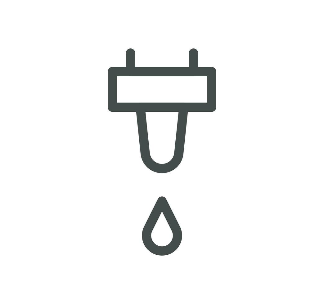 Skin care related icon outline and linear vector. vector
