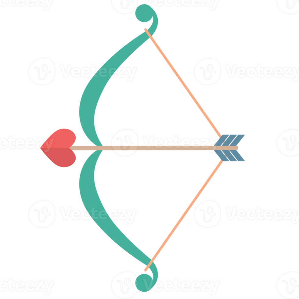 Cupid bow and arrow 23256324 PNG