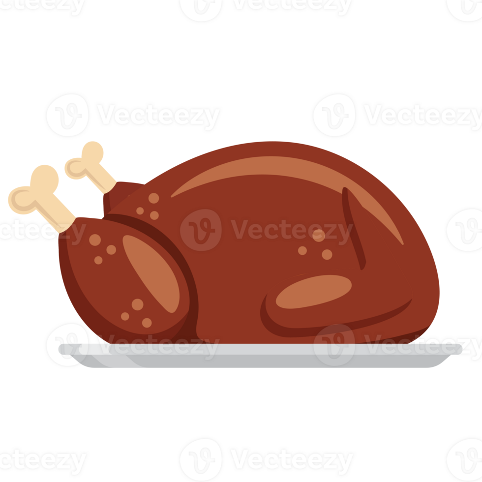 roasted-turkey-illustration-23256336-png