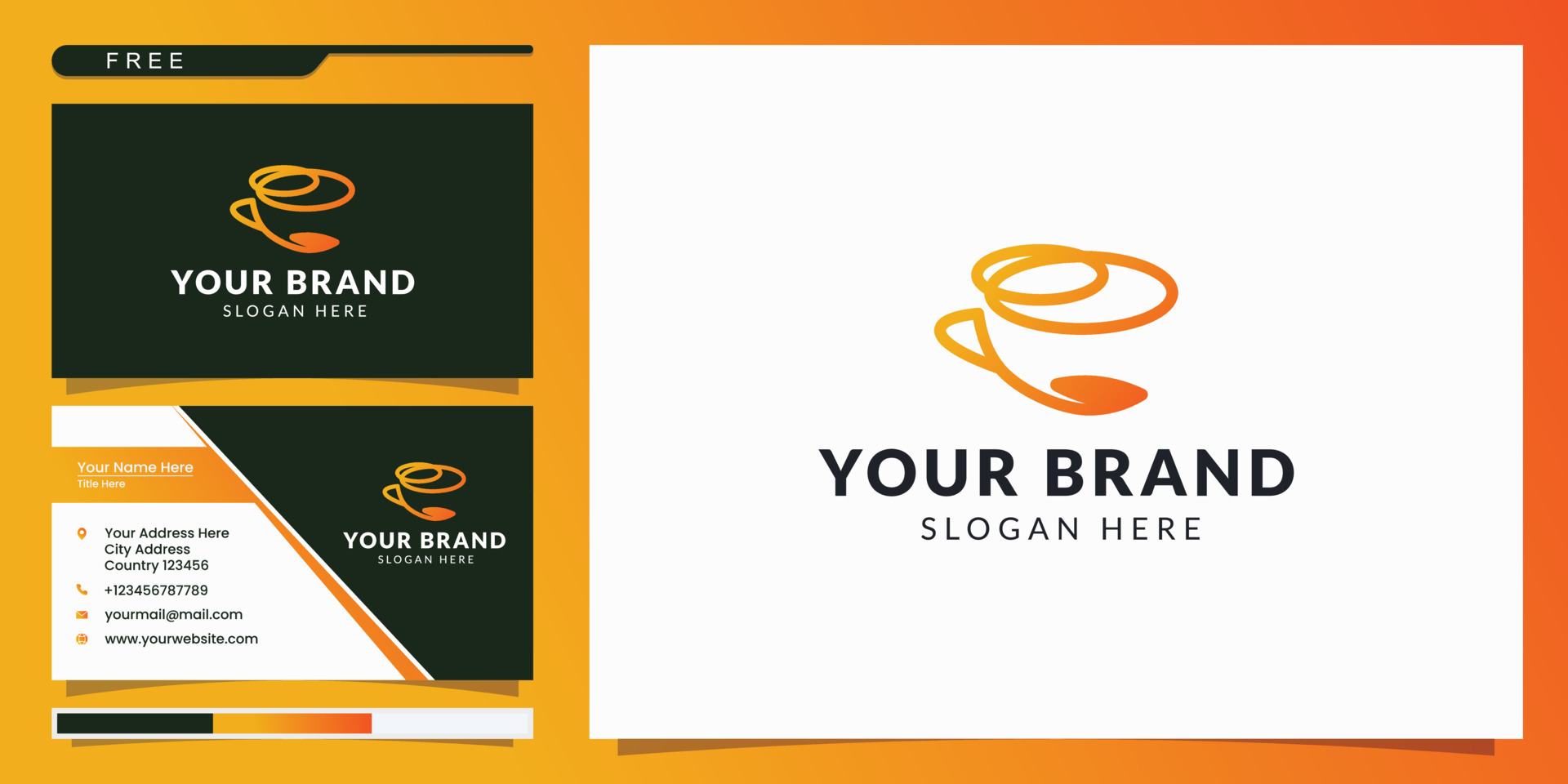 coffee cup with leaf logo vector minimalistic with leaf simple line