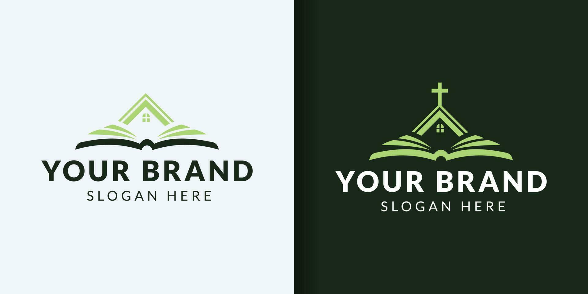 Book Home logo design collection vector