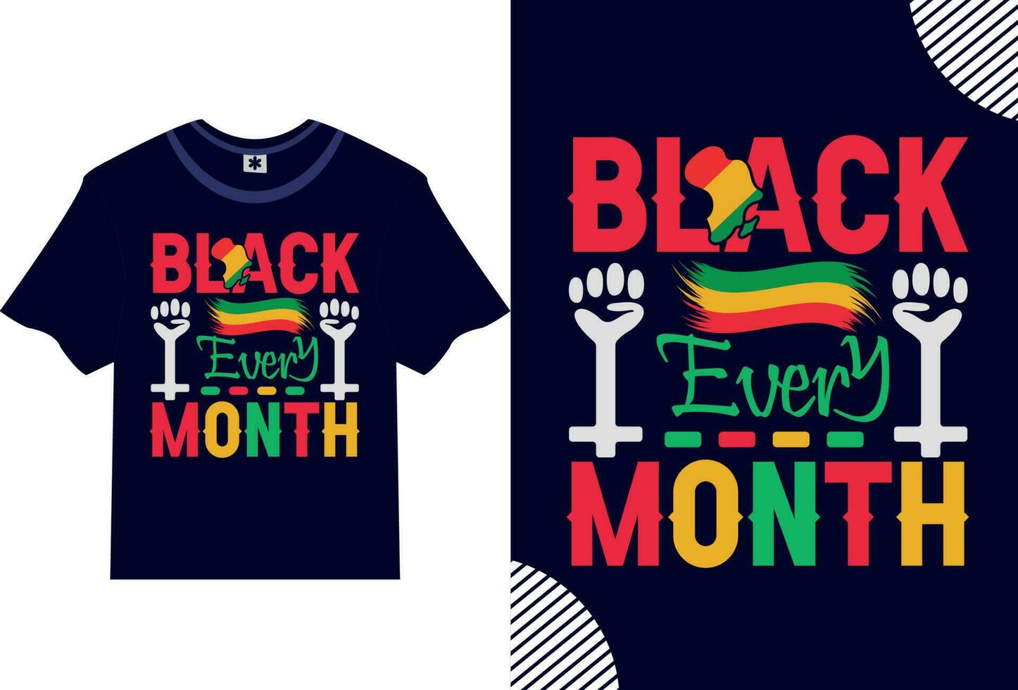 Black Every Month vector