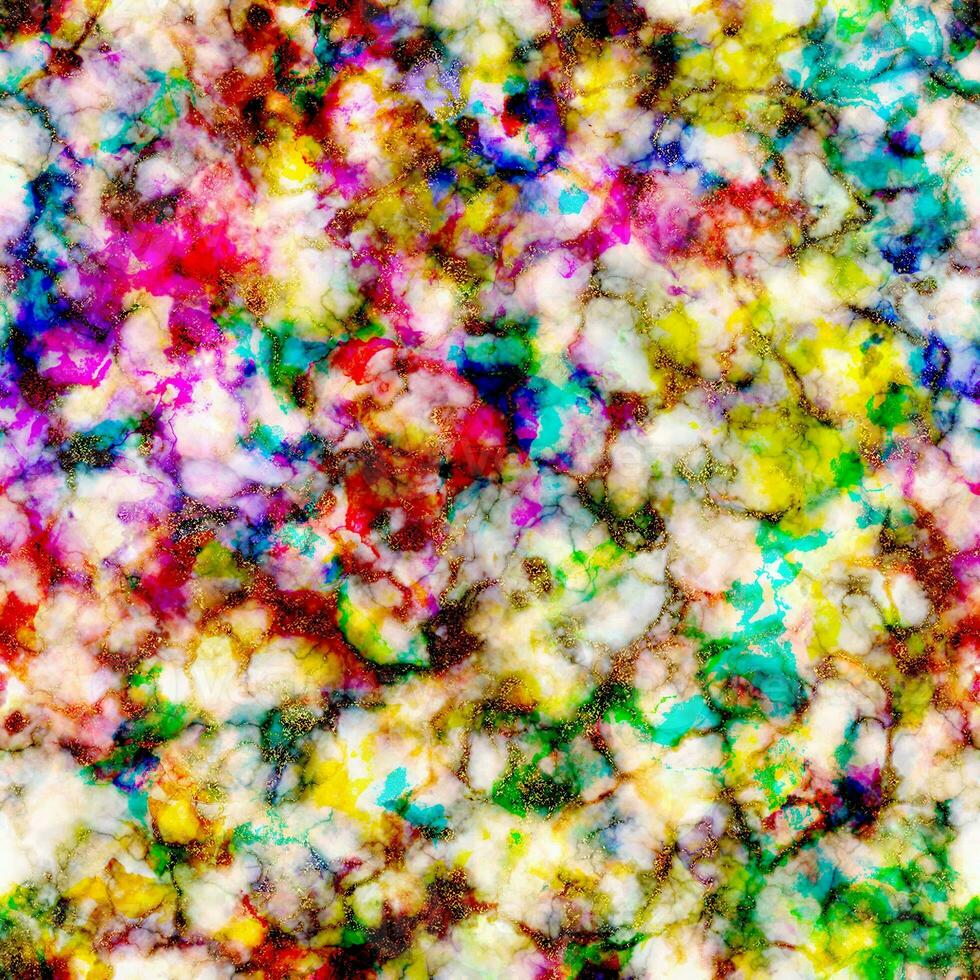 Colorful Alcohol Ink Texture photo