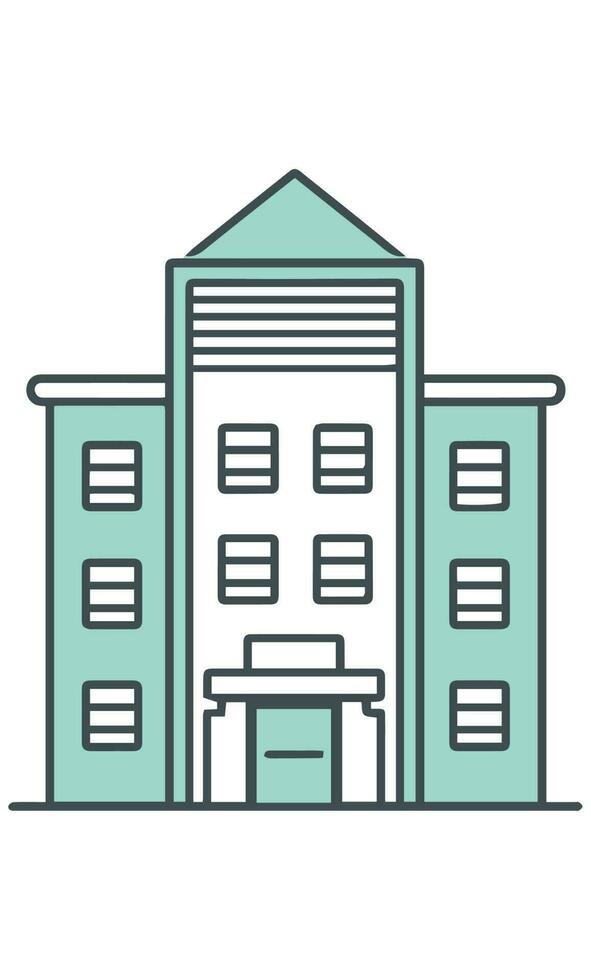 buildings icon vector symbol