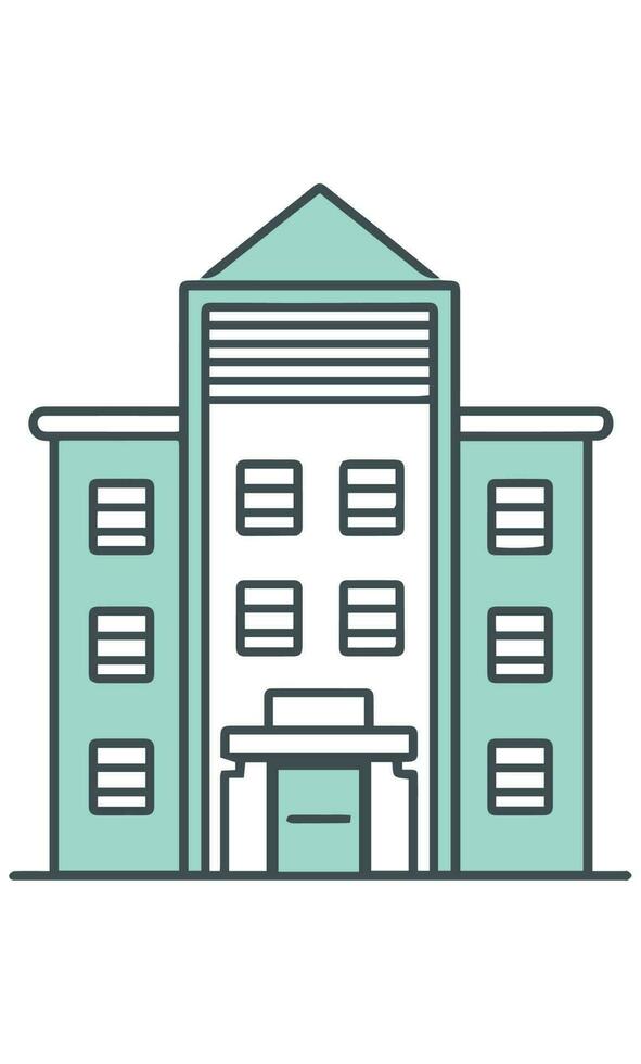 buildings icon vector symbol