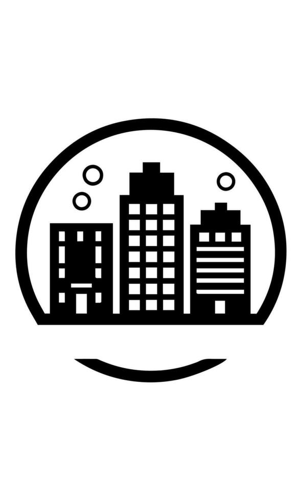 buildings icon vector symbol