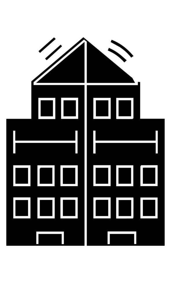 buildings icon vector symbol