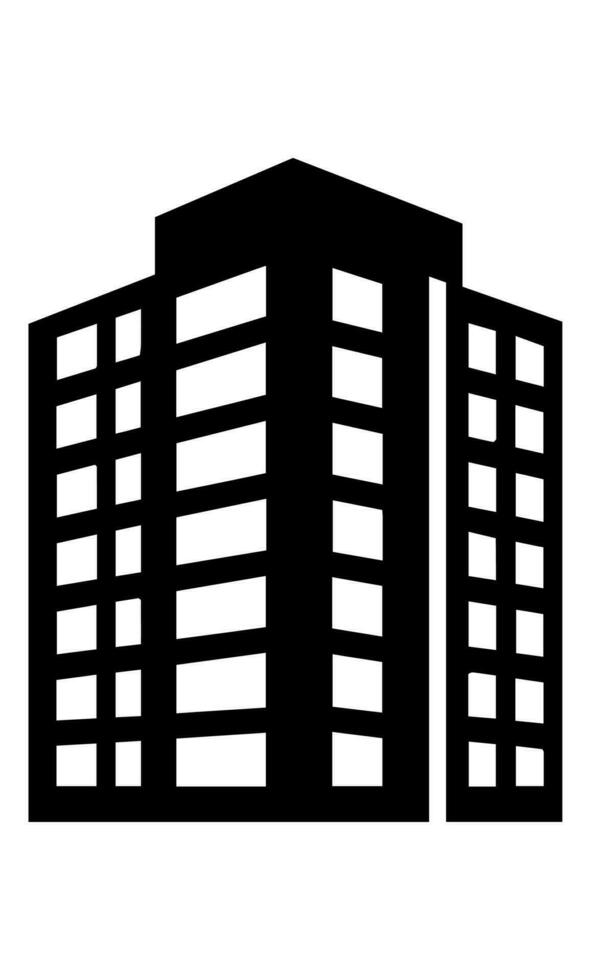 edificios icono vector símbolo