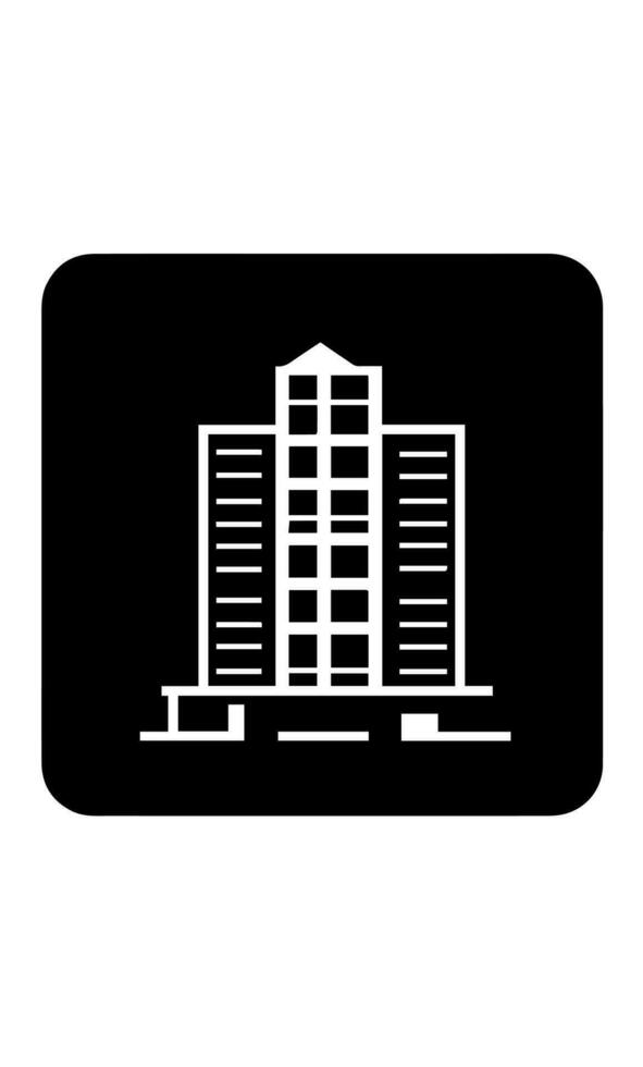 edificios icono vector símbolo