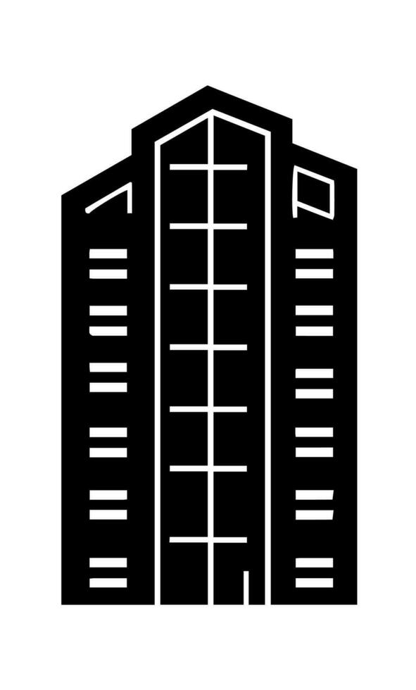 edificios icono vector símbolo