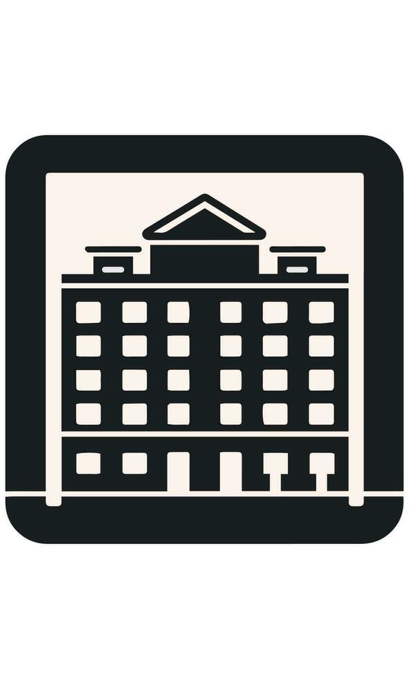 buildings icon vector symbol