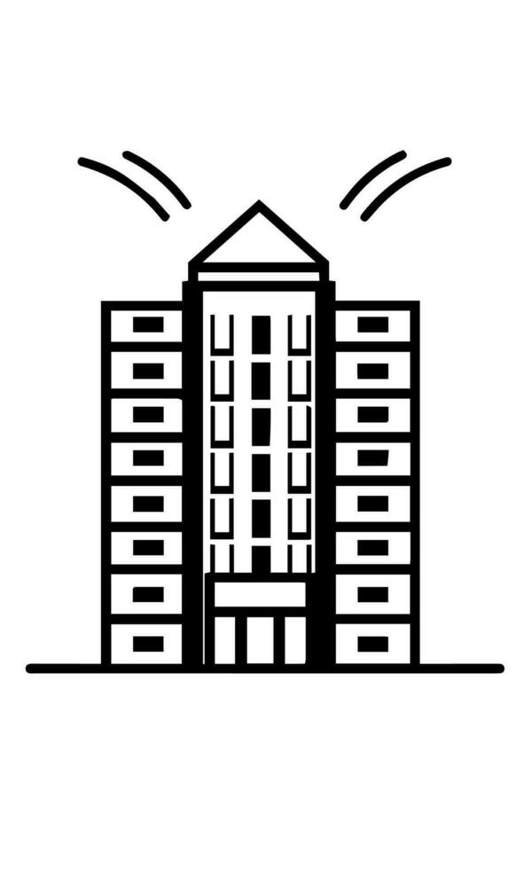 buildings icon vector symbol