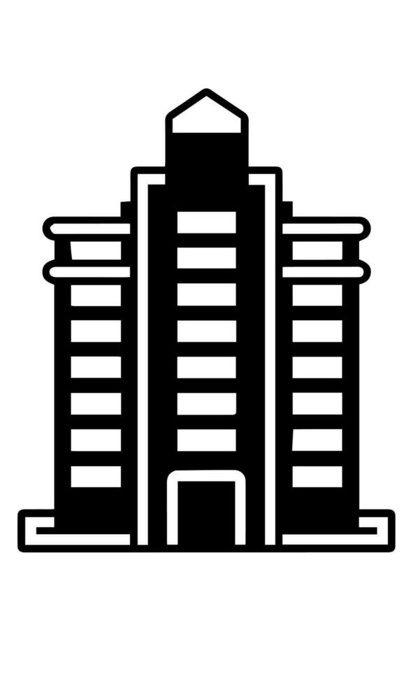 buildings icon vector symbol