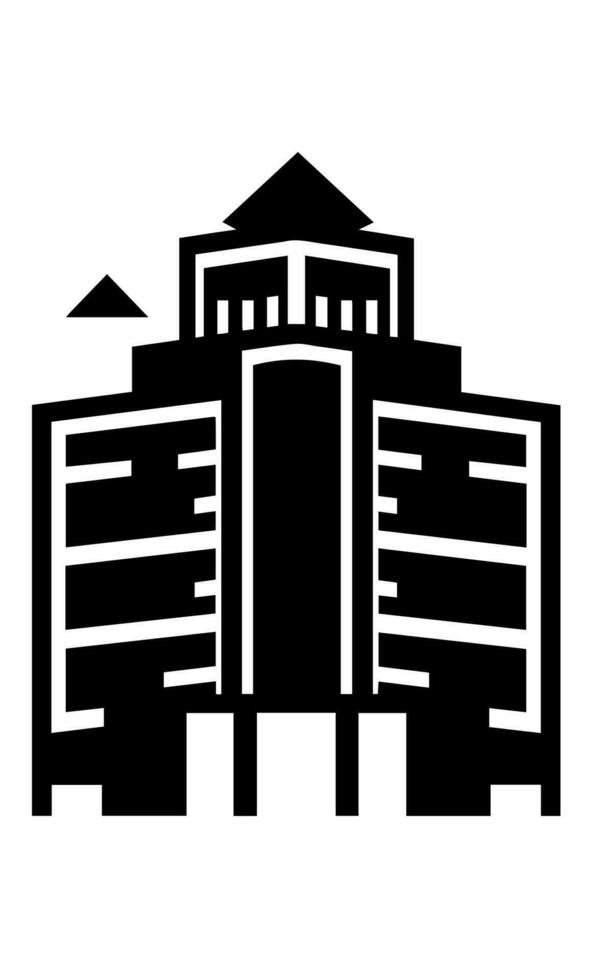 edificios icono vector símbolo