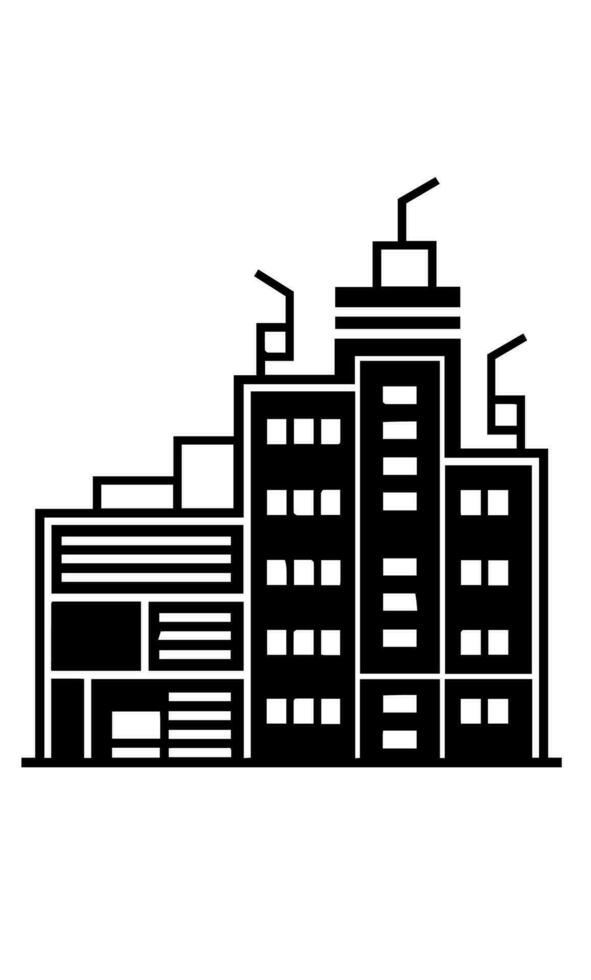 buildings icon vector symbol