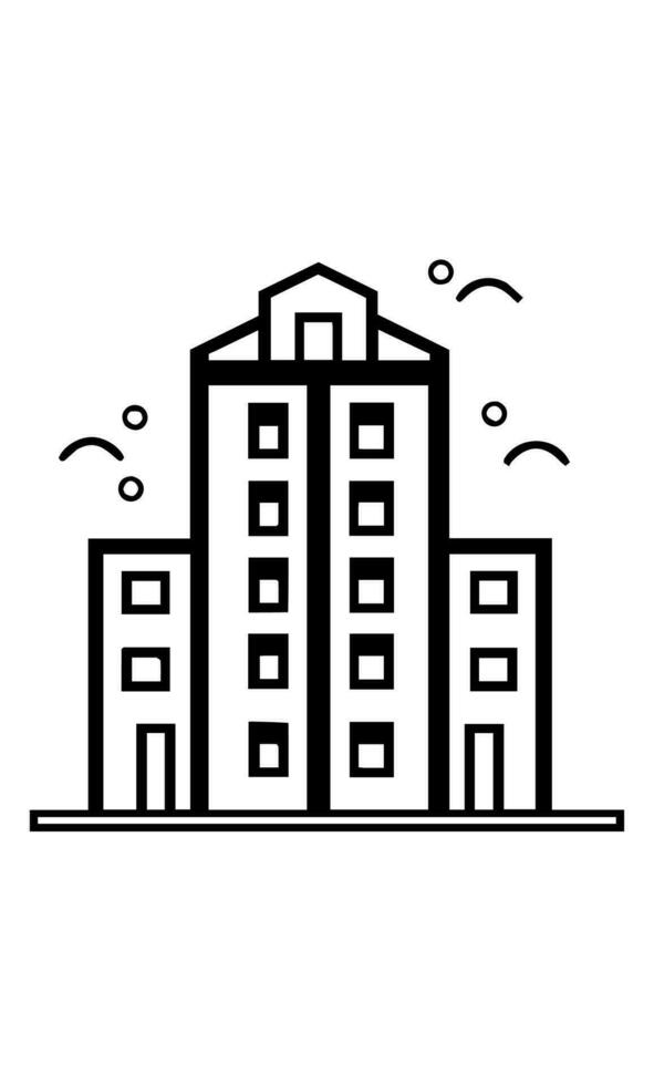 buildings icon vector symbol