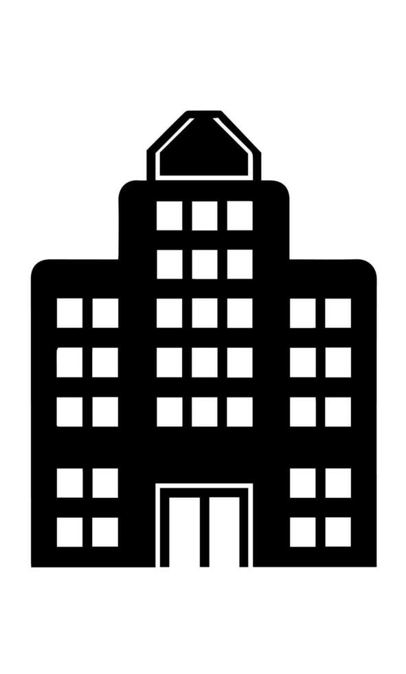 edificios icono vector símbolo