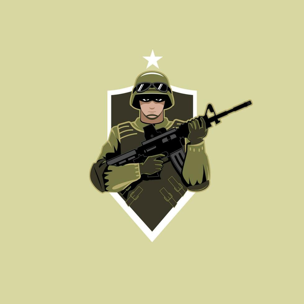 Army Soldier insignia vector format