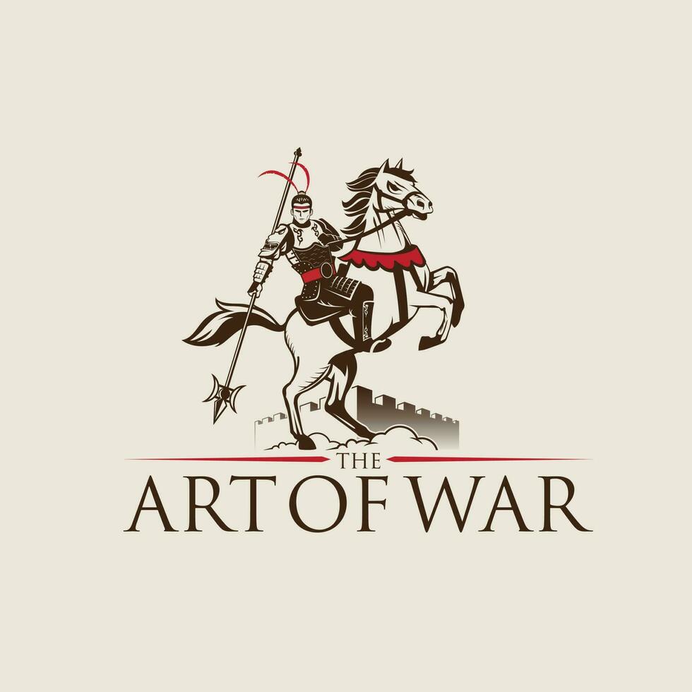 el Arte de guerra logo vector