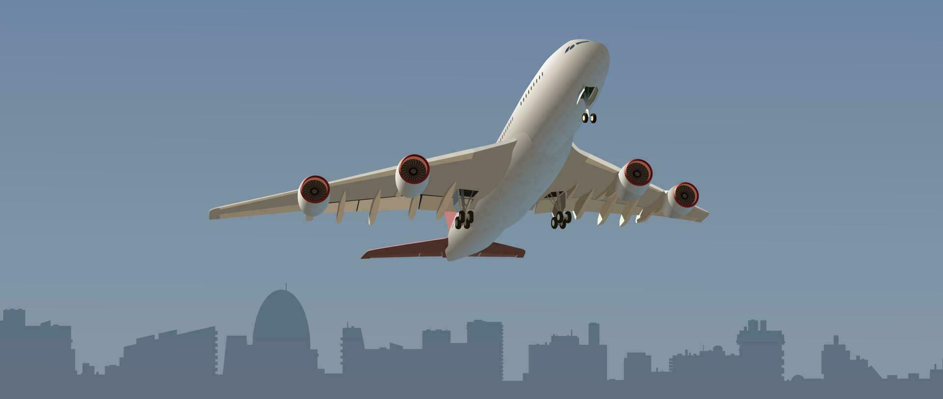 Air flights to seaside resorts, discount time for flights. Vector. vector