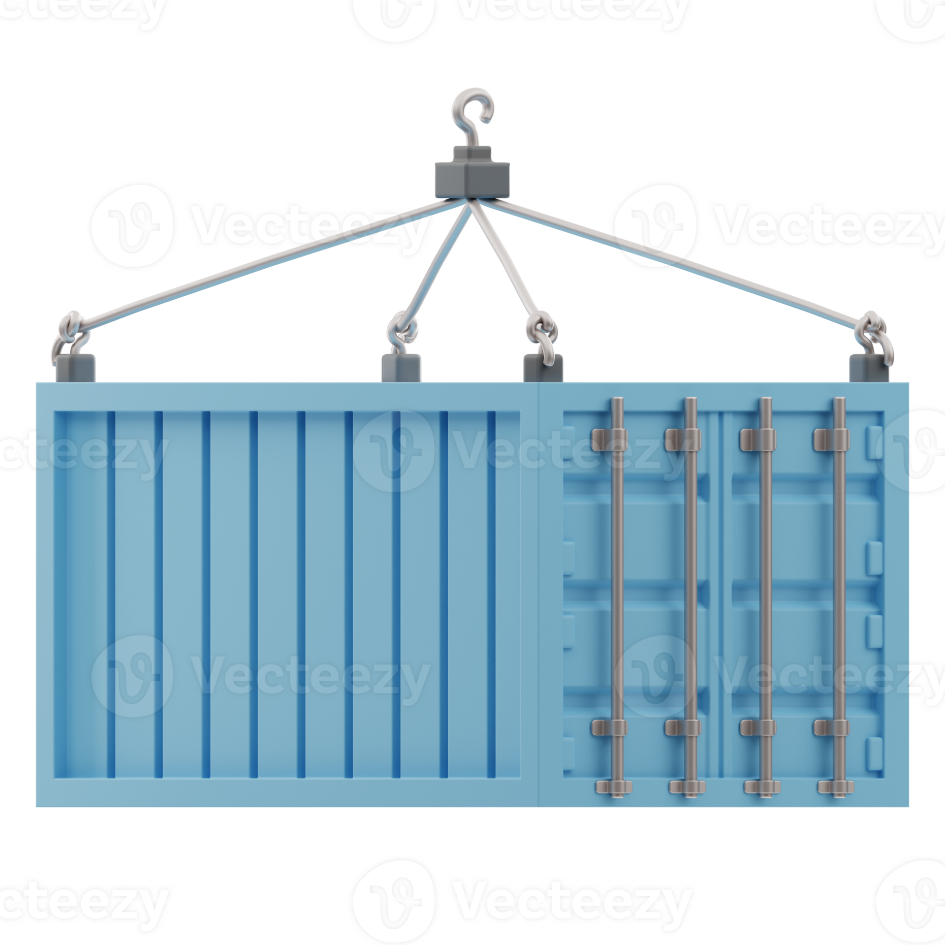 Container Delivery 3D Illustration 23257642 PNG