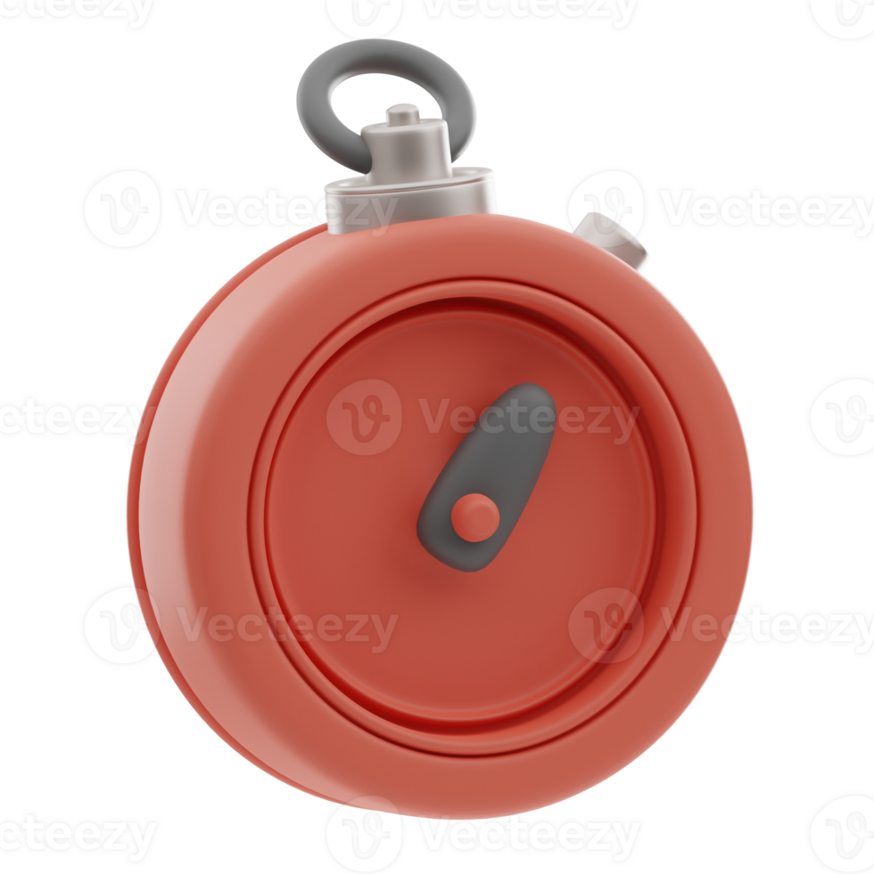 Stop Watch Delivery 3D Illustration png
