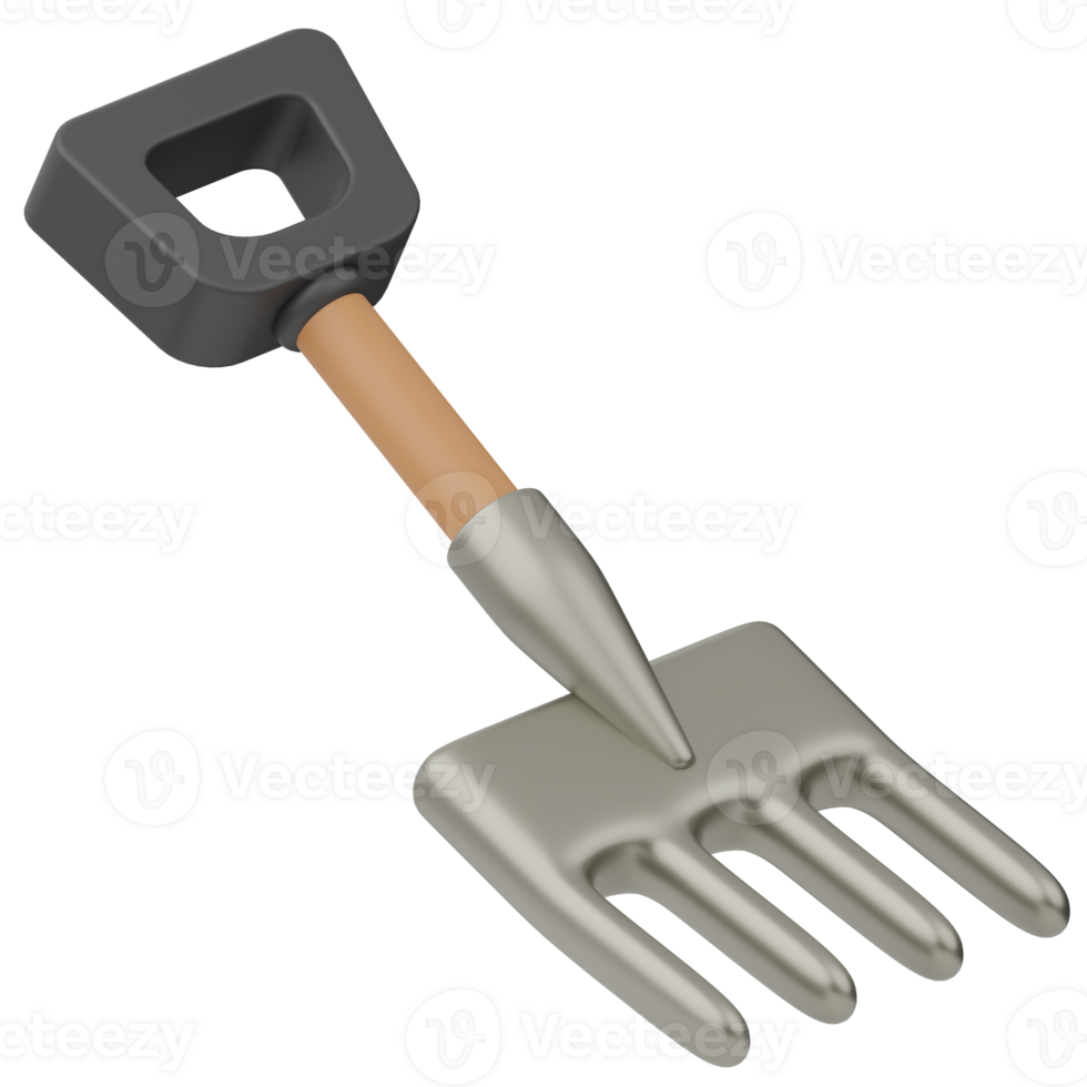 Pitchfork Agriculture 3D Illustration png