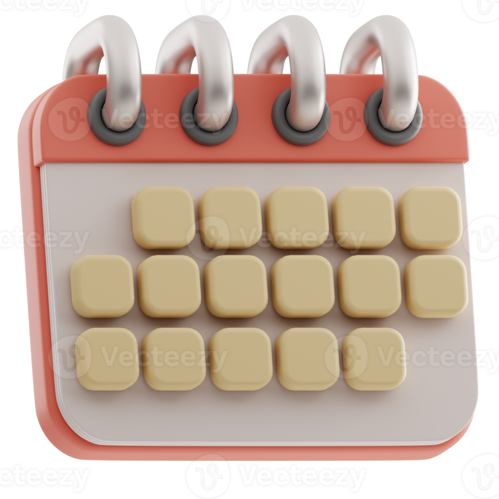 Calendar Delivery 3D Illustration png