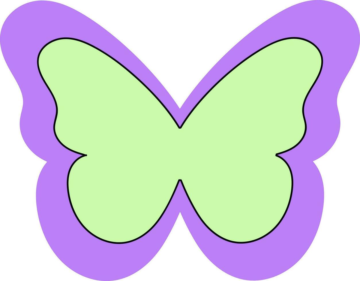 free y2k Butterfly element vector