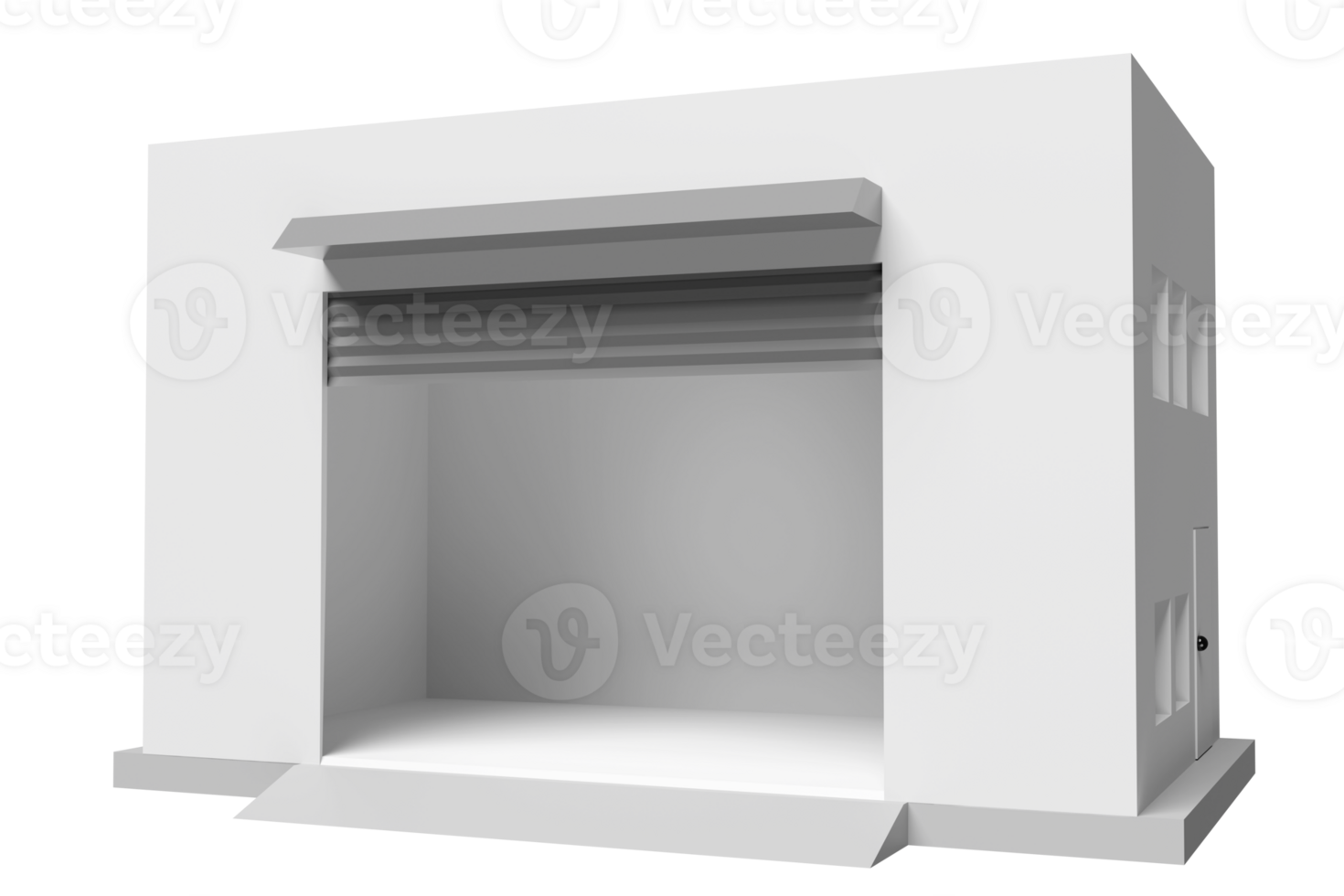 empty warehouse industry icon isolated. storage building logistics concept png