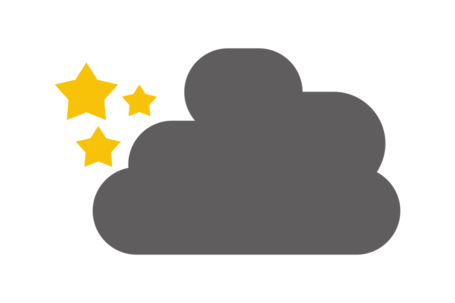 Weather icon - Night With Stars Icon png