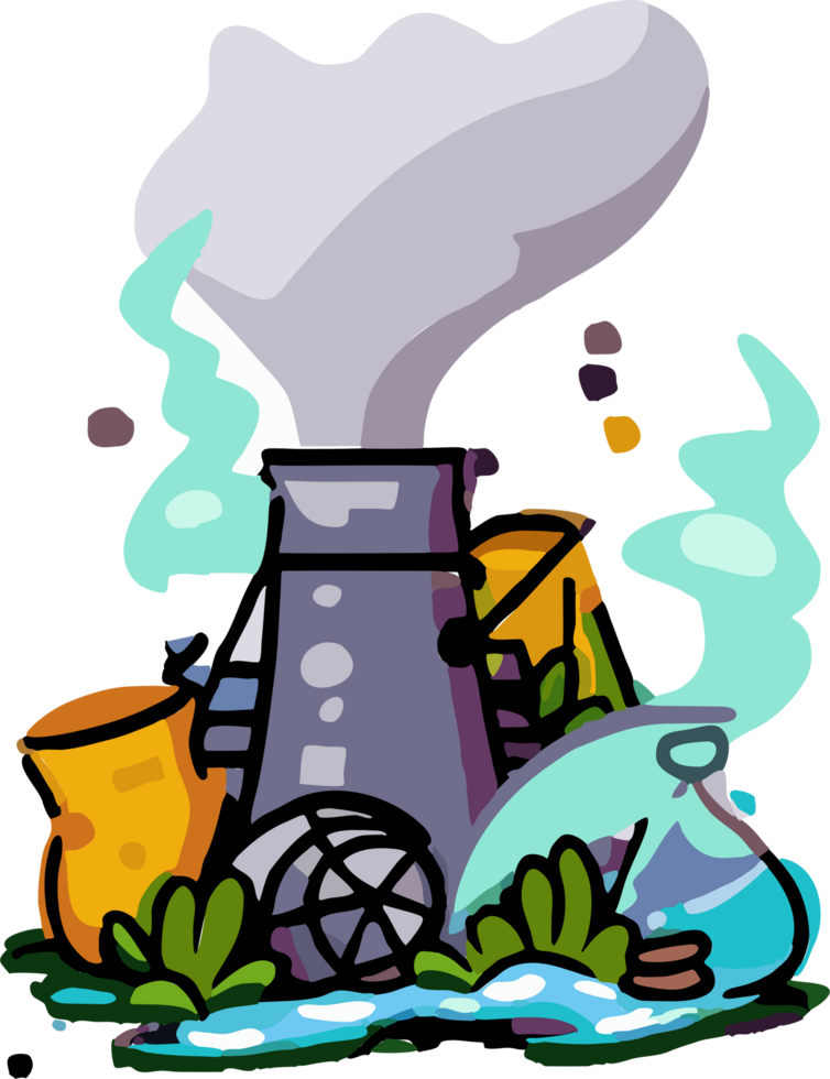 environment pollution png graphic clipart design