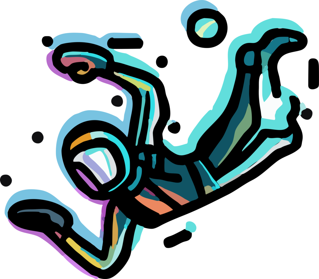 Diving png graphic clipart design