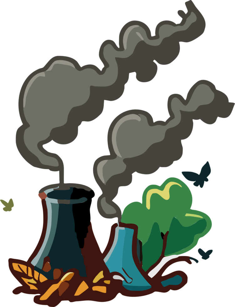 environment pollution png graphic clipart design