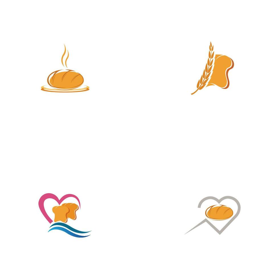 Bread logo images illustration design vector