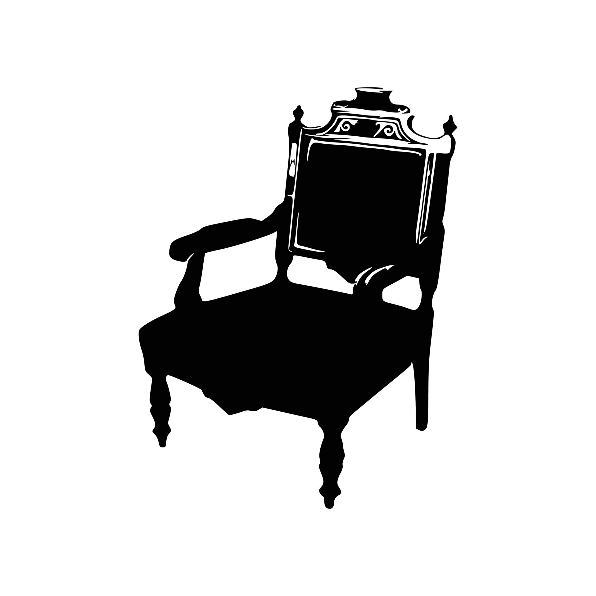 Chair Silhouette Design 23259378 Vector Art at Vecteezy
