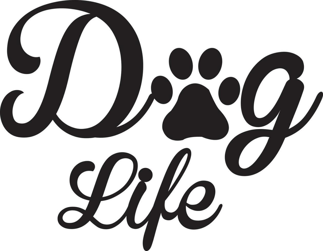 dog Quotes Design Free Design vector