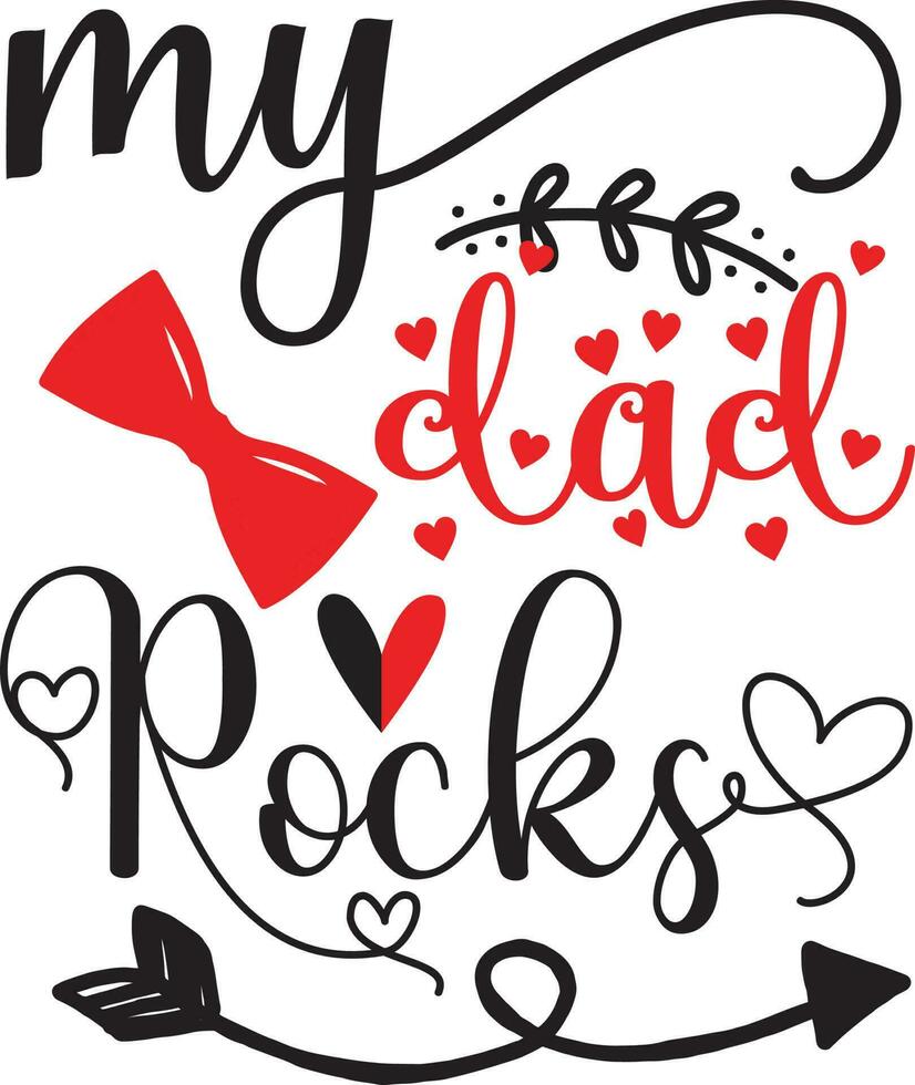 Dad Quotes Design free vector