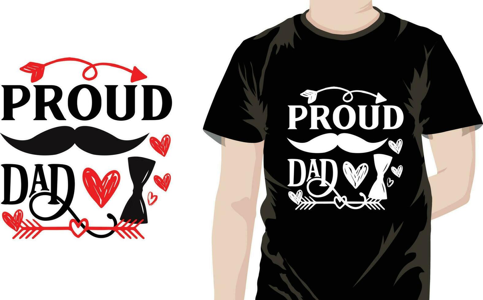 Dad Quotes Design free vector