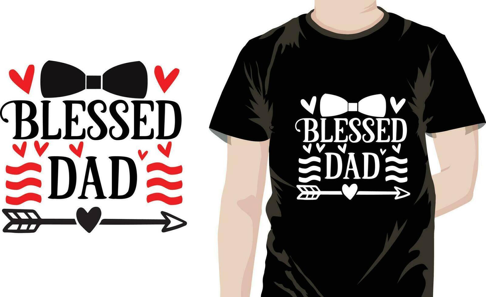 Dad Quotes Design free vector
