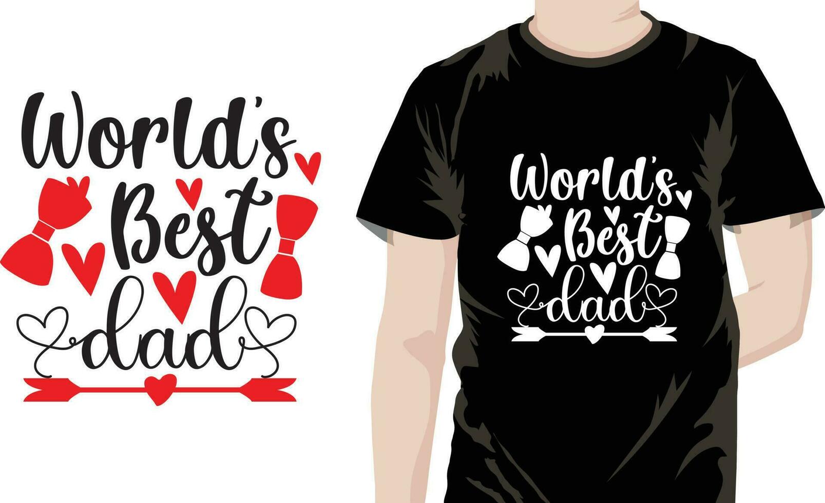 Dad Quotes Design vector
