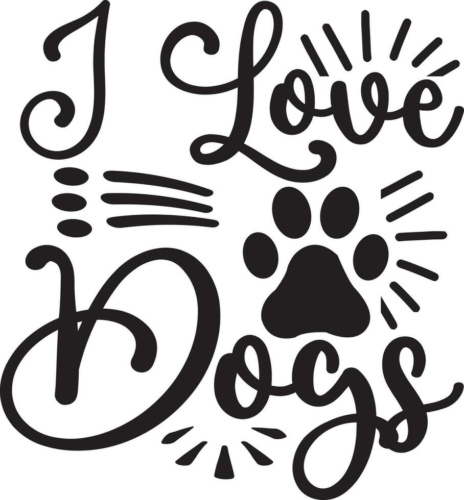 dog Quotes Design Free Design vector