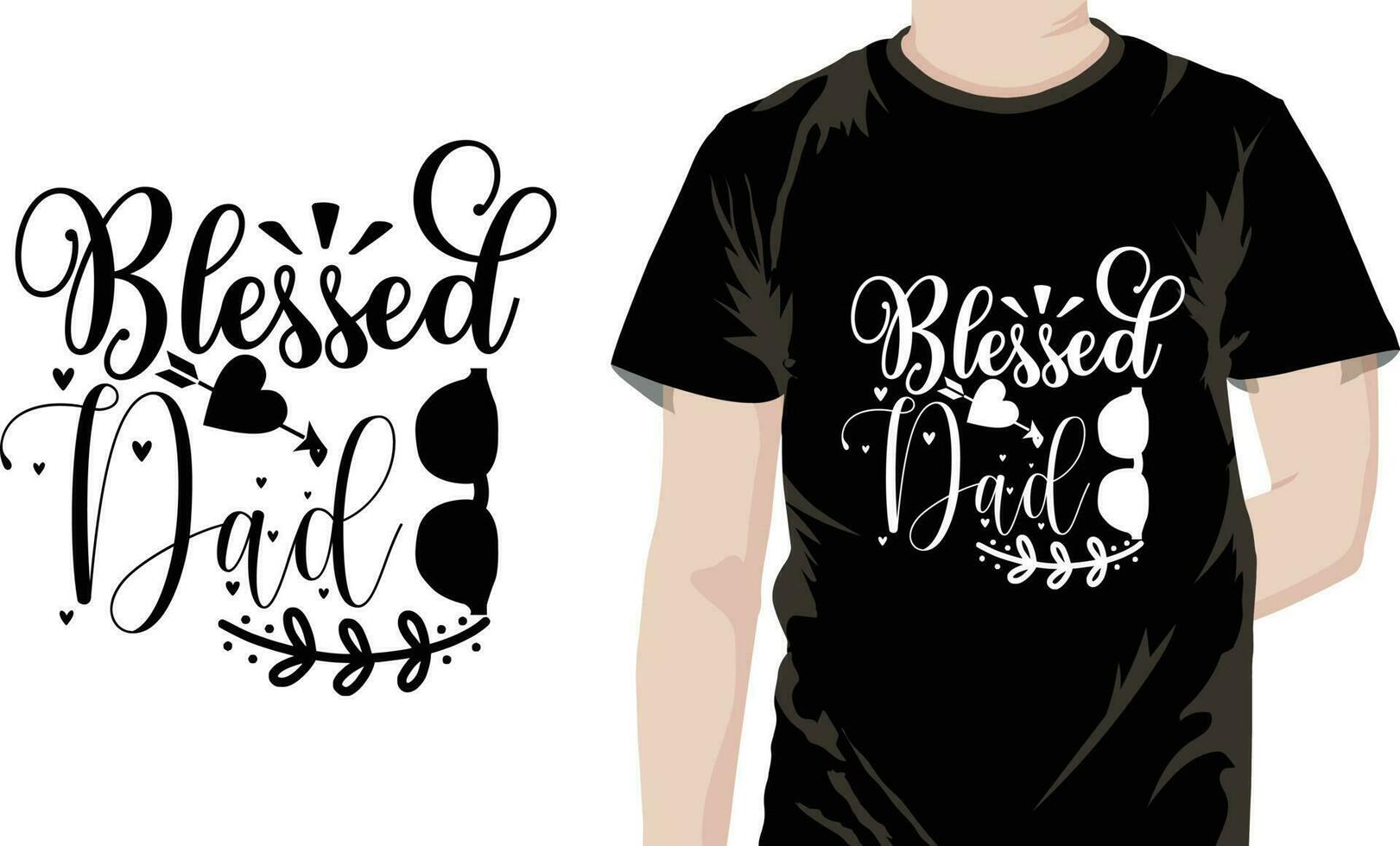 Dad Quotes Design free vector