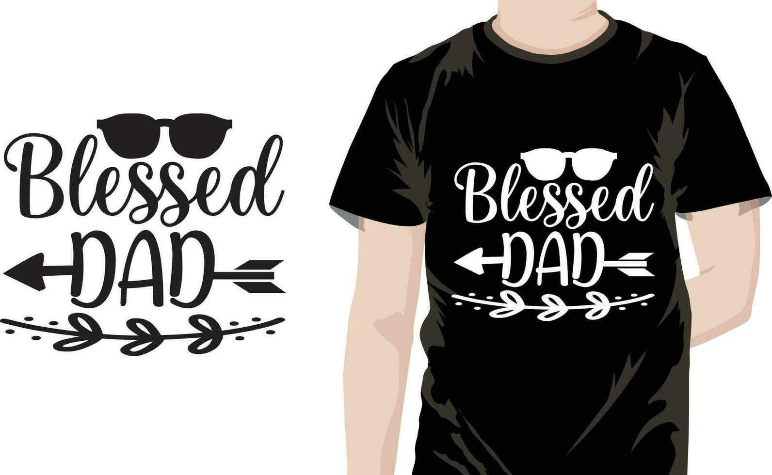 Dad Quotes Design free vector
